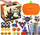 Set lodrash shqisore LEANToys Halloween, anti-stres, për fëmijë mbi 3 vjeç, shumëngjyrësh