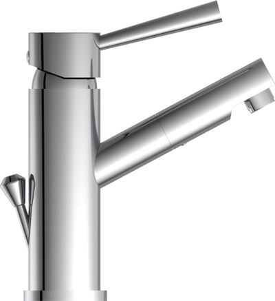 Rubinet lavamani SCHÜTTE Basin Mixer, metal, pop up, krom