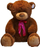 Lodër pelushi Tulilo Bear Norbert, 75 cm, kafe