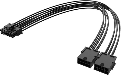 Редуктор Akasa PCIe 12-пински на двоен 8-пински