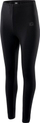 Legginsa për gra IQ Cross the Line Silky, material poliester elastan, për palestër e veshje sporti, të zeza