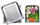 Set enësh avulli AEG A9OBGC23, çelik inox, për furrë, argjend