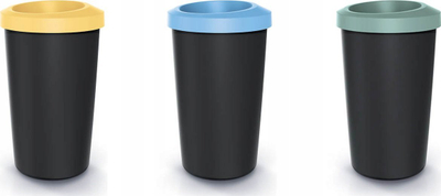 Kosh mbeturinash Rotho Compacta R Set, 3x45L, plastik