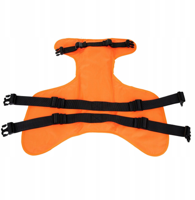 Jeletë shpëtimi për qen Barry King L, qafë 42-49 cm, gjoks 42-56 cm, material Oxford, portokalli