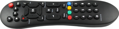 Telekomandë Polsat Evobox PVR për dekoderat HD7000, HD5000, HD3000, EVOBOX, e zezë