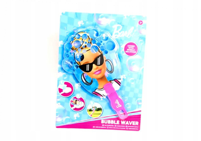 Lodër me flluska Barbie Bubble Waver, me solucion, rozë