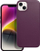 Mbrojtëse telefoni Tok Leather Mag Cover, për iPhone 14 Plus, MagSafe, vjollcë e errët