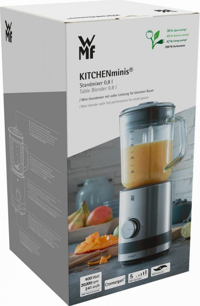 Blender tavoline WMF Kitchenminis 04.1649.0011, 400W, 0.8L, argjendtë