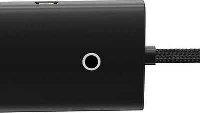 Adapter HUB BASEUS WKQX030201, USB A në 4x USB 3.0, kabllo 2m, i zi