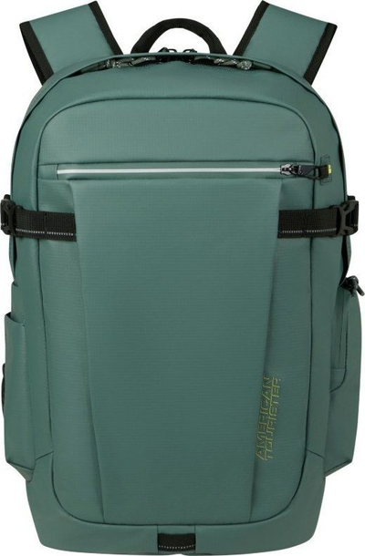 Çantë shpine për laptop American Tourister Upventure, 26.5L, për 1 laptop, jeshile Dark Forest