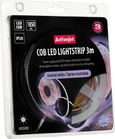 Shirit drite Activejet, LED, IP20, 3 m, i bardhë