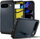 Kapak telefoni Spigen Tough Armor për Pixel 9 dhe Pixel 9 Pro, me këmbë mbajtëse, mbrojtje ushtarake, gri metalike