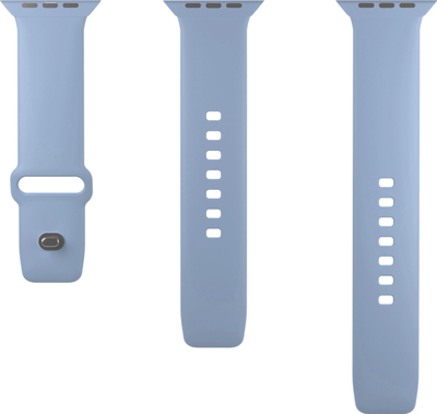 Rrip dore silikoni Puro ICON për Apple Watch, 42/44/45mm dhe Ultra, silikon, pluhur blu