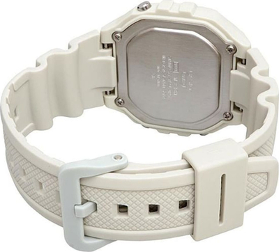 Ora dore Casio W 218HC 8AV, kronometër, rezistente ndaj ujit 50M, gri