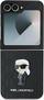 Mbulesë telefoni Karl Lagerfeld Ikonik Pin, Saffiano Monogram, për Samsung Galaxy Z Flip 6, e zezë