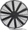 Ventilator radiator SPA30100400 16", 12V puller, 1300 CFM, i zi