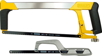 Sharrë hekuri Stanley 0-20-531, set 2 copë, 24T x 12", e verdhë