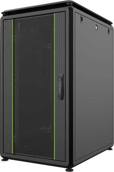 Kабинет мрежен Lanview RDL22U68BL, 22U, 600×800 mm, црн