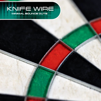 Dërrasë dart Harrows Quadro 240 Shield, për lojë profesionale, me unazë quadruple