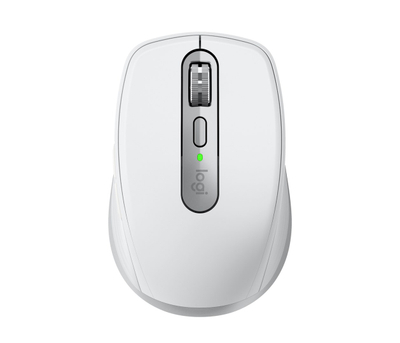 Maus Logitech MX Anywhere 3S, wireless, Bluetooth, gri e hapur