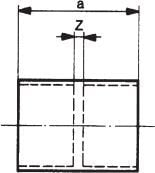 Спојка бакарна Ghidini 270, двојна женска врска, Ø42
