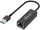 Adaptor USB A në Ethernet MediaRange MRCS238, 10 100 1000 Mbps, 20cm, i zi