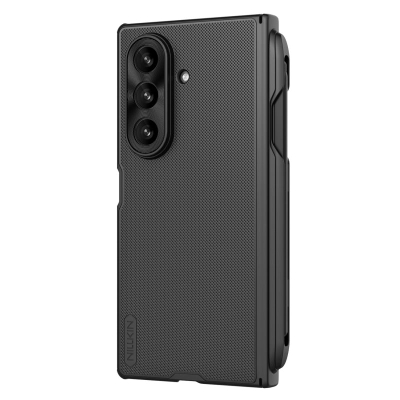Kapak telefoni Nillkin Super Frosted Fold Magnetic Pen-Slot për Samsung Galaxy Z Fold7, me vend për stylus, i zi