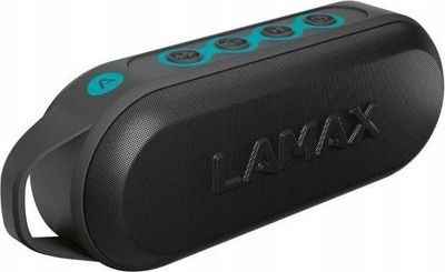 Altoparlant Bluetooth Lamax Street2, portativ, që s’e zë uji i spërkatur, i zi