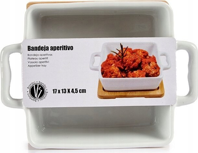 Enë pjekjeje Vessia ATENA, qeramike, 300 ml, e bardhë