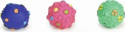 Lodër me topa për këlysh Beeztees ViNylon Puppy Balls, set 5 copë, shumëngjyrëshe
