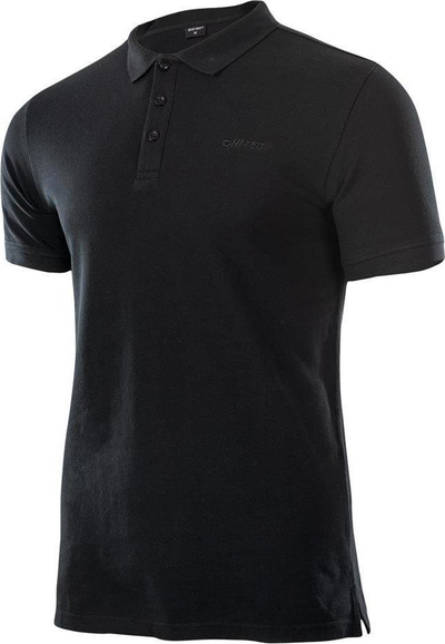 Bluzë polo Hi-Tec Romso M, poliester pambuk, e zezë
