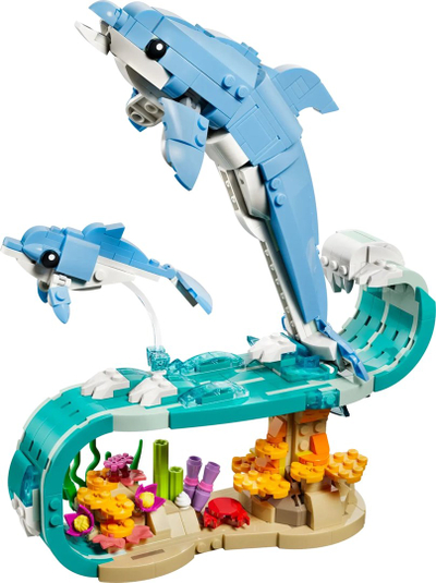 Set LEGO Creator 3 in 1 Sea Animals 31385, 542 copa, për fëmijë 9+