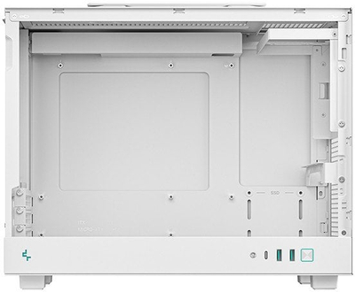 Kути за PC DeepCool CH160 Plus WH, SFF, Mini ITX Micro ATX, бела