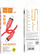 Kabllo karikimi Hoco X59 Victory, USB‑C në Lightning, PD 20W, 1m, e kuqe