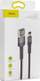 Kabllo Basues USB A - Lightning CALKLF-GG1, 1m, e zezë/hirtë