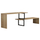 Set mobilie për TV zgjerues Brigitte 110-160x30x45Hcm (HM8893.11), zezë