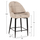 Stol mesatar 55x62x105Hcm (HM8586.02), zezë