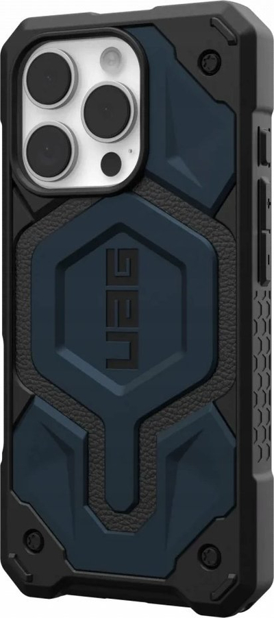 Mbulesë UAG Monarch Pro për iPhone 16 Pro, MagSafe, blu Mallard