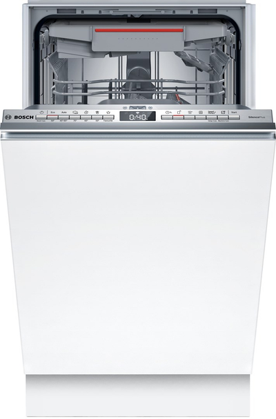 Lavastovilje e integrueshme Bosch Series 4 SPV4HMX49E, 10 sete, e argjendtë
