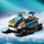 Set lodrash LEGO City Polar Explorer Motorised Toboggan 60376, 110 copa, 5+, shumëngjyrësh
