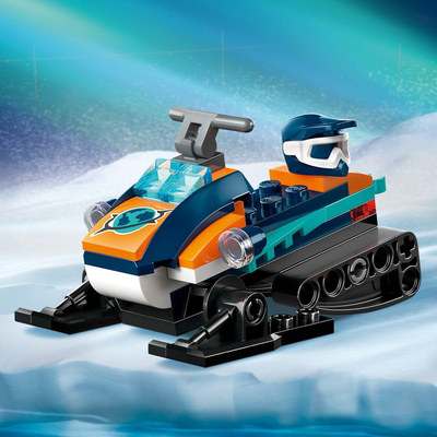 Set lodrash LEGO City Polar Explorer Motorised Toboggan 60376, 110 copa, 5+, shumëngjyrësh