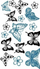 Tatuazhe të përkohshme Herma 6766 Colour Art Butterflies, 10 copë, me flutura shumëngjyrëshe