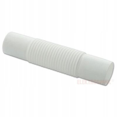 Lidhës tubi Elektroplast O-16, diametër 16mm, plastikë, i bardhë