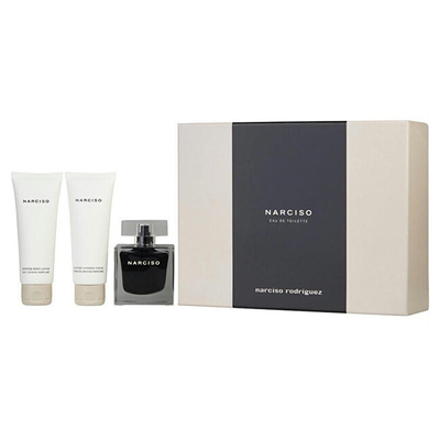 Set Narciso Rodriguez Narciso, parfum 90 ml, losion për trup 75 ml & krem dushi 75 ml