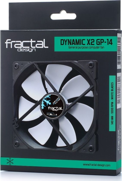 Ftohës Fractal Design Dynamic X2 GP-14 PWM, 140 mm, i bardhë / i zi