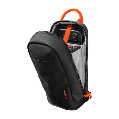 Çantë sling Tomtoc për Nintendo Switch 2, model 2025, mbrojtëse, i zi