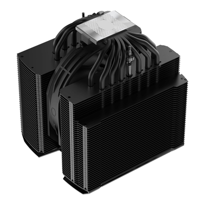 Ftohës CPU Cooler Master MasterAir MA824 Stealth, dual tower, 8 heatpipe, i zi