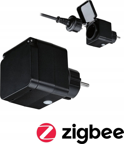 Prizë smart Paulmann 50138 Zigbee, IP44, 3680W, e zezë
