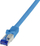 Kabllo rrjeti LogiLink Ultraflex, Cat6a S/FTP, 3m, blu