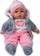 Kukull bebe Adar 565272, 45cm, flet polonisht, rozë gri